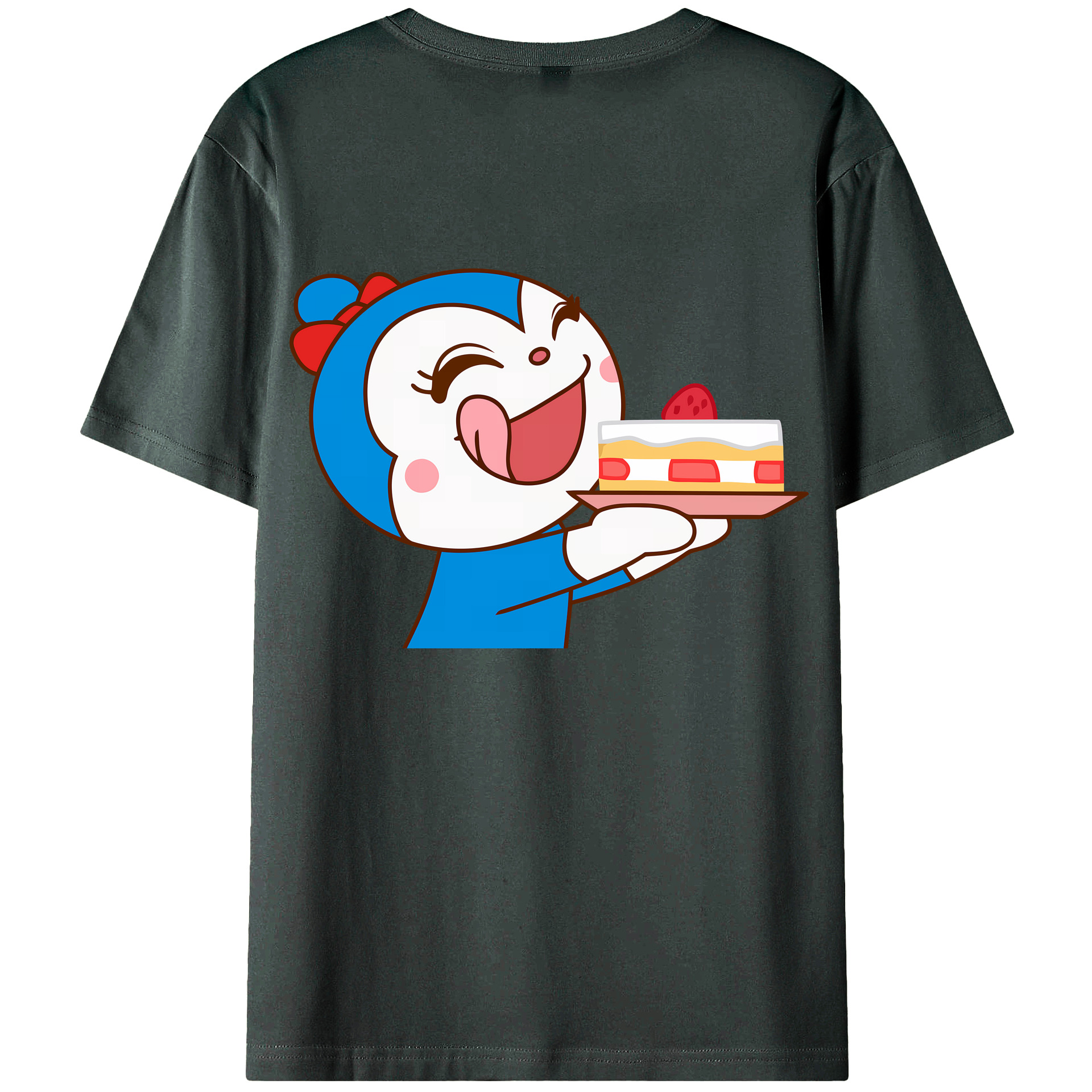 （画像用） アンパンマン Anpanman 綿100％ メンズ半袖Tシャツ（バックプリント） 通気性
